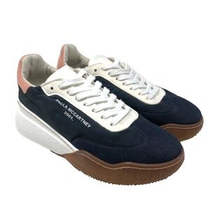 Stella McCartney Loop Lace Up Sneakers Womens 37 US 7 Streetwear Comfort Sporty